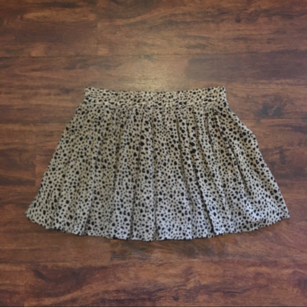 Leopard print skirt